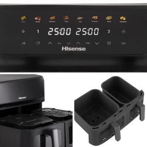 Friteuză cu aer cald hisense haf2700dcd, negru Thumbnail 5