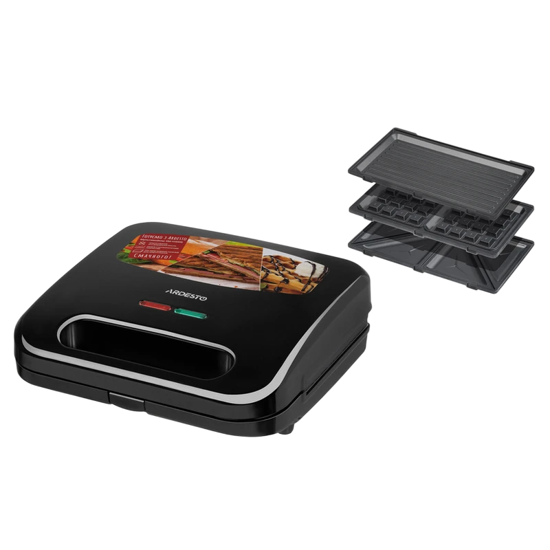 Aparat pentru sandwich ardesto sm-h300b, negru 5