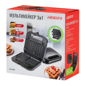 Aparat pentru sandwich ardesto sm-h300b, negru Thumbnail 3