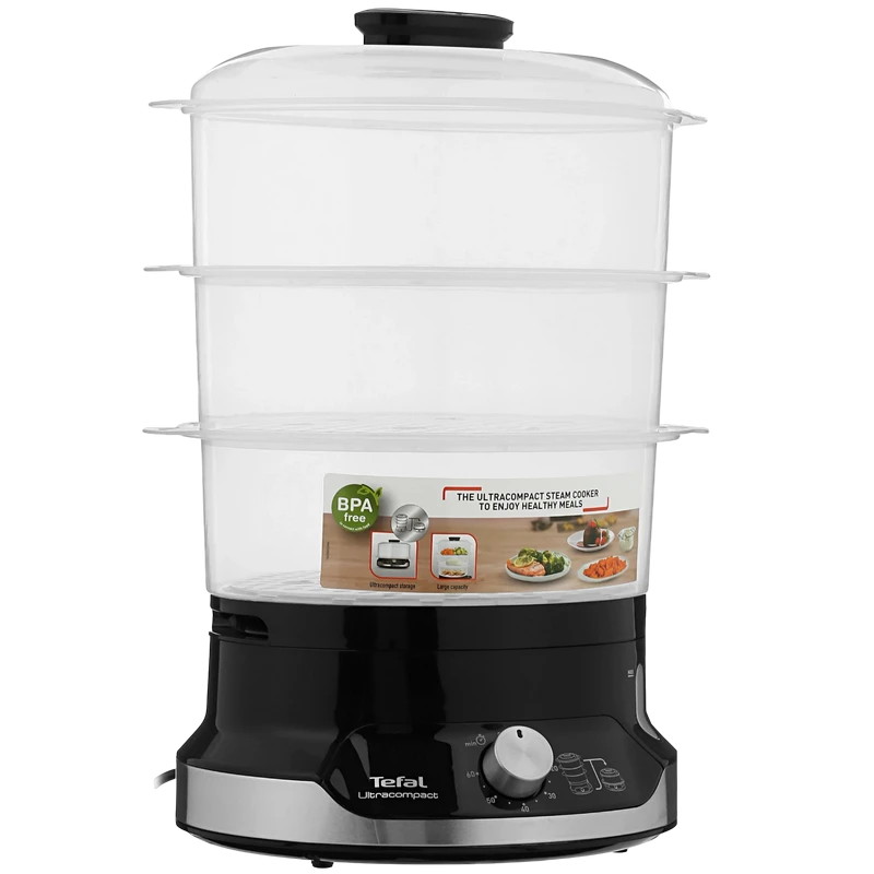 Aparat de gătit cu aburi tefal vc204810, negru 7