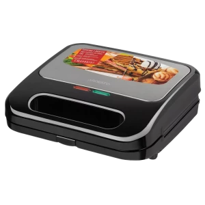 Aparat pentru sandwich multifunctional Ardesto SM-H400S, Negru | Oțel inoxidabil