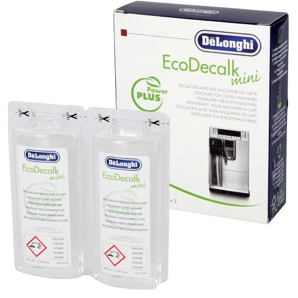Delonghi ecodecalk dlsc003 descaler, 2 x100 ml (2 uses), eco-friendly universal descaling solution for coffee & espresso machines 2