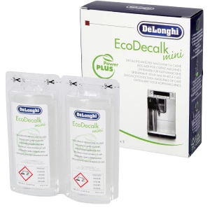 DeLonghi EcoDecalk DLSC003 Descaler, 2 x100 ml (2 uses), Eco-Friendly Universal Descaling Solution for Coffee & Espresso Machines