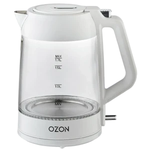 Электрочайник ozon ekc-1705a-gs, белый Thumbnail 2