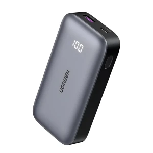 Ugreen power bank с двунаправленной быстрой зарядкой 10000mah, 30w, серый