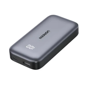 Ugreen power bank с двунаправленной быстрой зарядкой 10000mah, 30w, серый Thumbnail 2