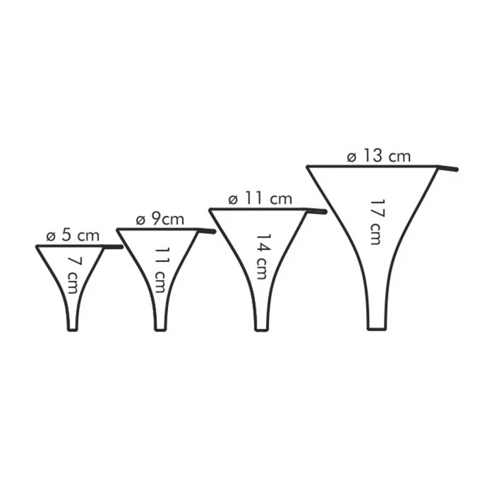 420596 set pilnii cu sita presto, 4 buc 2