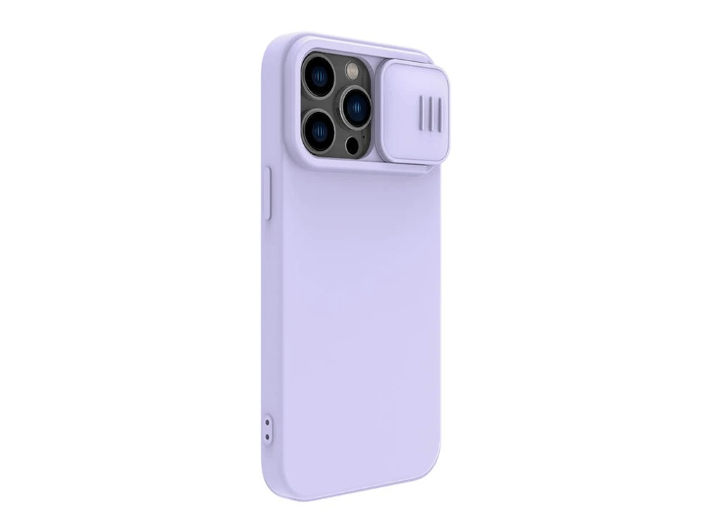 Husă nillkin iphone 14 pro, camshield silky silicone, violet 5