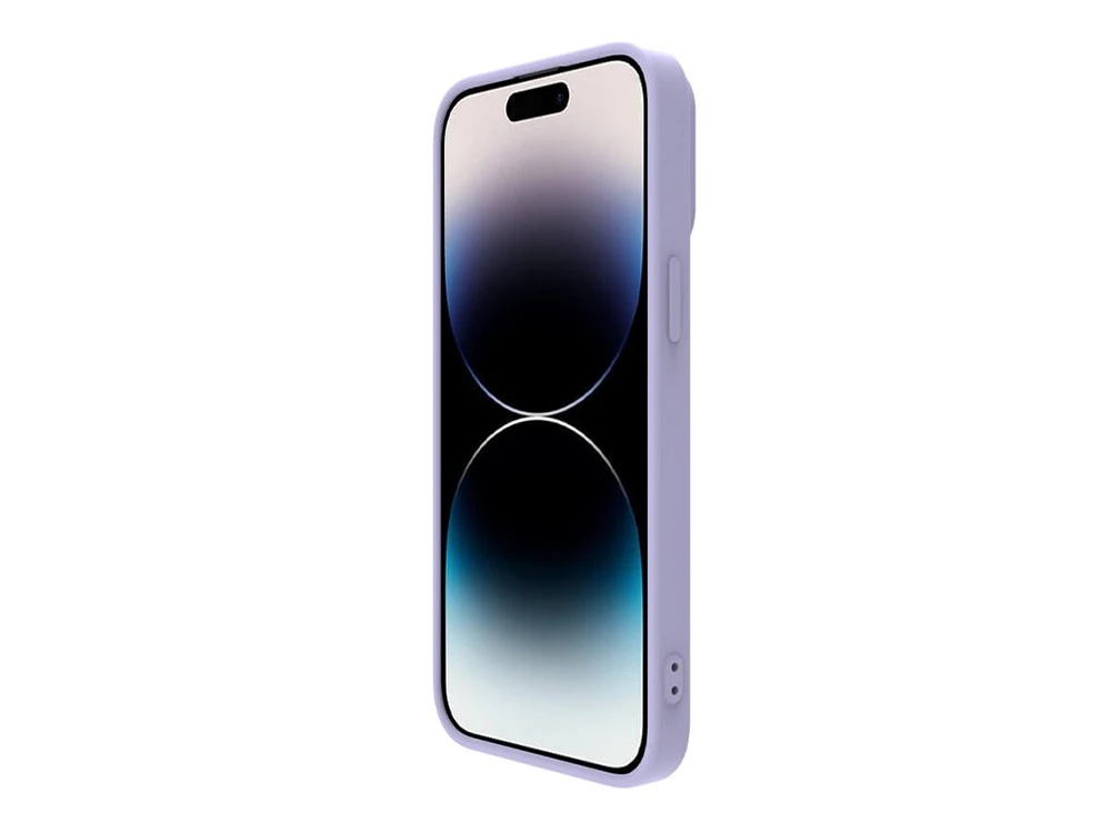 Husă nillkin iphone 14 pro, camshield silky silicone, violet 3