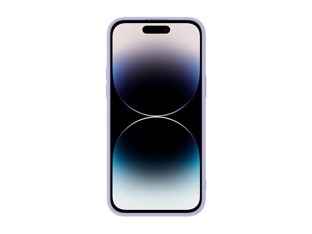 Husă nillkin iphone 14 pro, camshield silky silicone, violet 4
