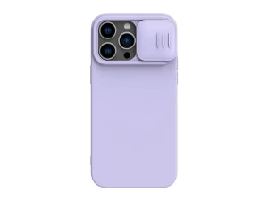 Husă nillkin iphone 14 pro, camshield silky silicone, violet Thumbnail 2