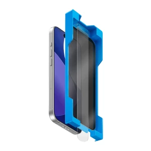 Uniq Glass Screen Protector for iPhone 17 Pro (2025) 6.3 Privacy Exofit Optix Covex Applicator, Black Thumbnail 1