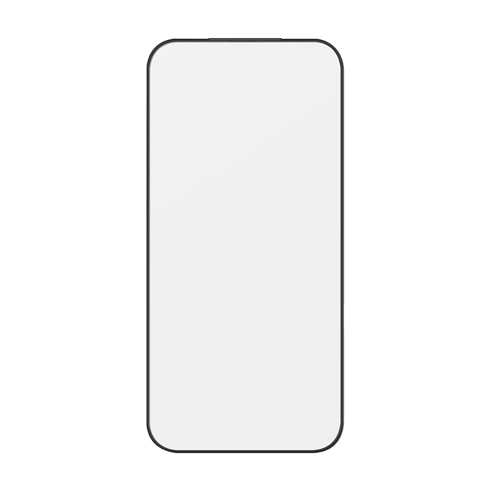 Защитное стекло uniq glass для iphone 17 pro (2025) 6.3 vivid exofit optix covex applicator, черное 2