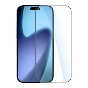 Woo закаленное стекло 5d для iphone 17, черное
