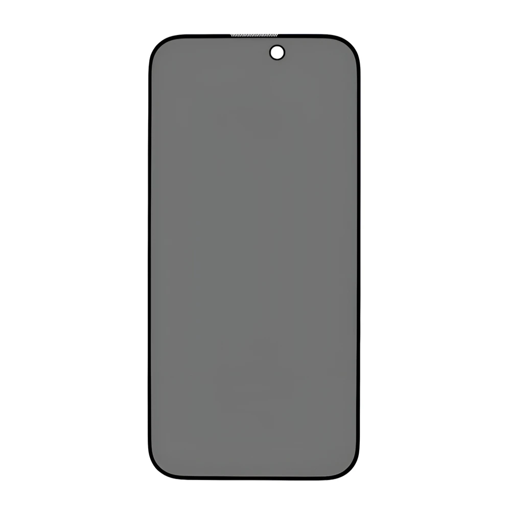 Защитное стекло woo tempered glass privacy 5d для iphone 17, черное 2