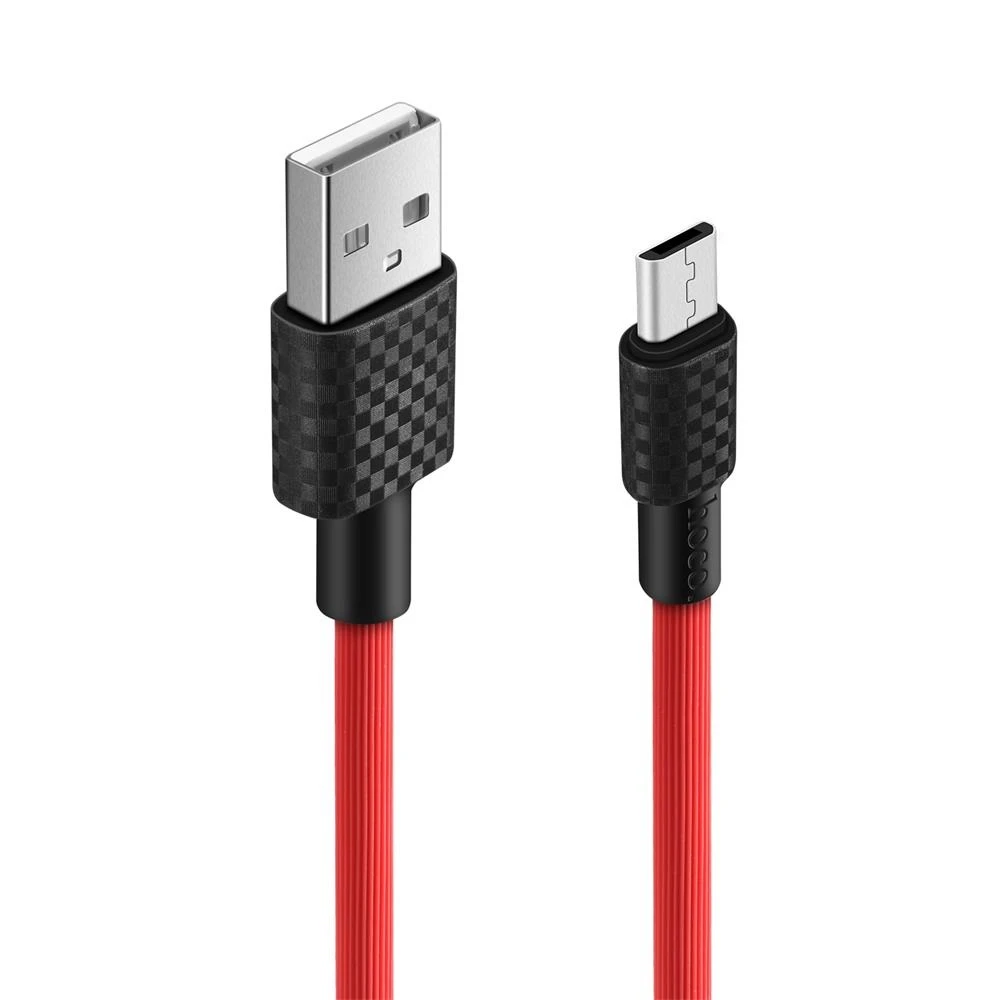 Hoco cable usb to micro usb x29 superior 2a 1m, red 3