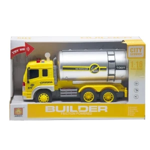 1:16 mașină cisternă de benzină cu inerție (lumină / sunet)