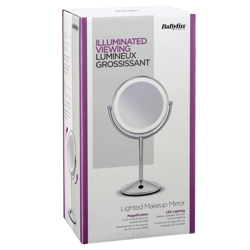 Oglindă cosmetică babyliss 9436e, argintiu 4