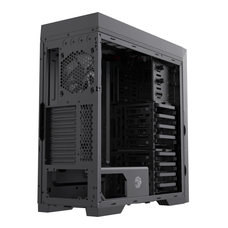 Компьютерный корпус gamemax master 2 bk, full-tower, без блока питания, чёрный 10