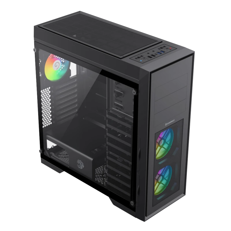 Компьютерный корпус gamemax master 2 bk, full-tower, без блока питания, чёрный 3