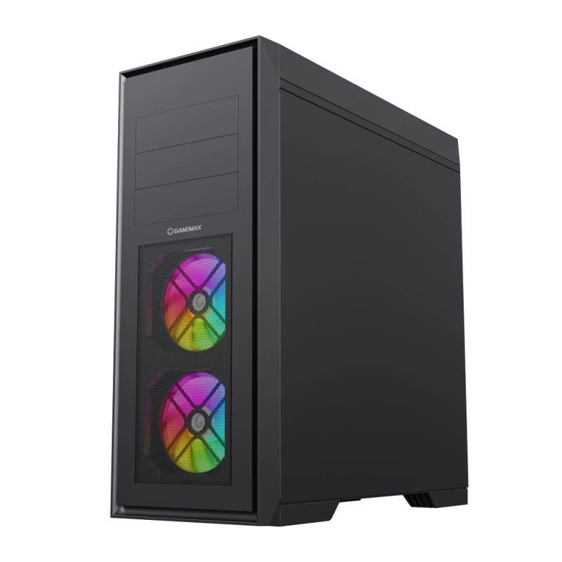 Компьютерный корпус gamemax master 2 bk, full-tower, без блока питания, чёрный 9