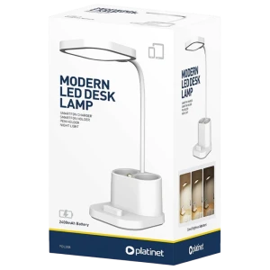 Lampa de birou platinet pen holder pdl008 , alb Thumbnail 4