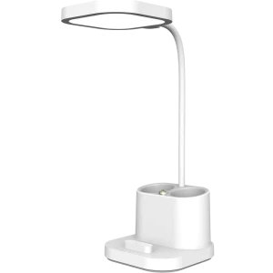 Lampa de birou platinet pen holder pdl008 , alb