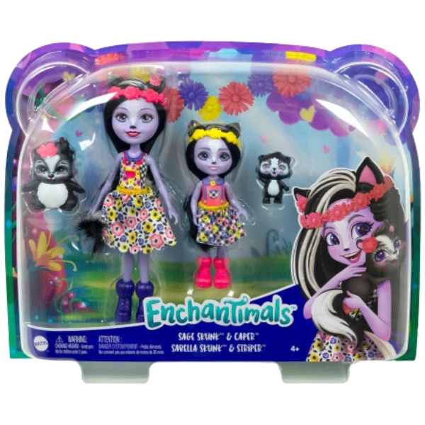 Enchantimals "sconcșii sage și surioara" 3
