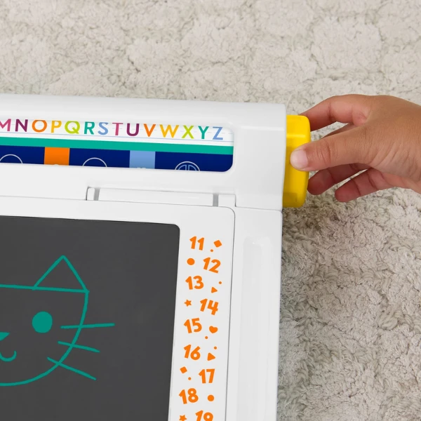 Fisher-price tablă de desen și scris cu ecran lcd „învață și desenează” 4