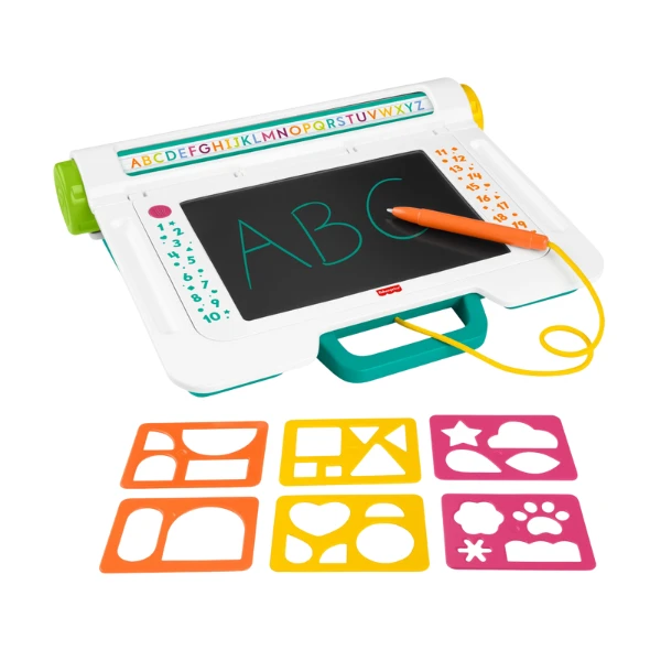 Fisher-price tablă de desen și scris cu ecran lcd „învață și desenează” 2