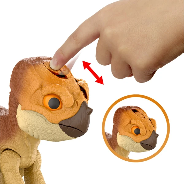 Figurină interactivă de dinozaur "jurassic world: aquilops dolores" 5