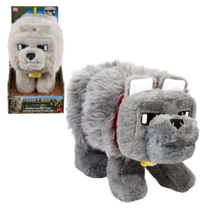 Jucărie interactivă din pluș minecraft lupul "dennis"