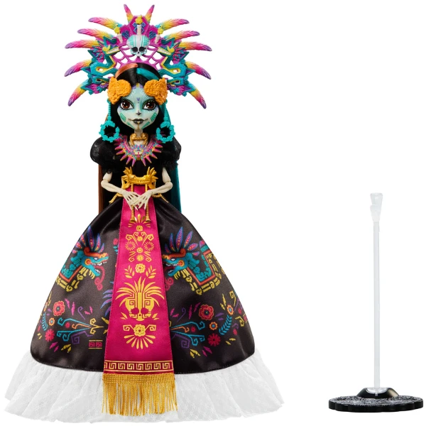 Păpușa monster high skelita calaveras "ziua morților" 7