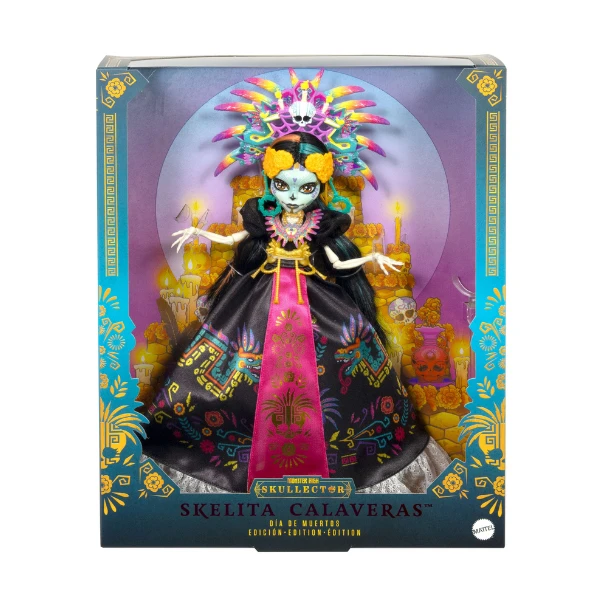 Păpușa monster high skelita calaveras "ziua morților" 3