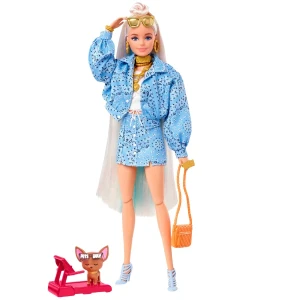 Set barbie extra „barbie în costum albastru” Thumbnail 2