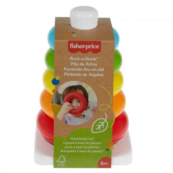 Fisher-price piramida rock-a-stack (eco-material) 3