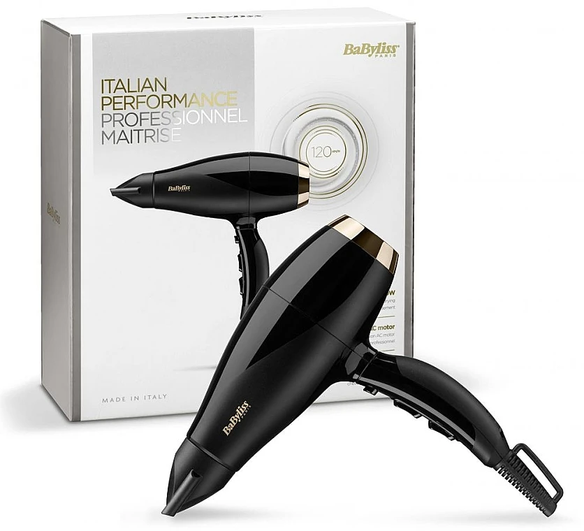 Фен babyliss power pro 6704e, 2000 вт, чёрный 4