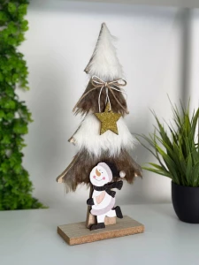 BRADUT DECORATIV DIN LEMN, 30CM (CP-24-132)