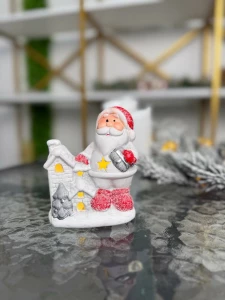 DECORATIUNE DIN CERAMICA MOS CRACIUN,  9.8*6.5*12CM (CP-24-175)