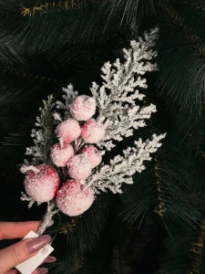 RAMURA DECORATIVA CU FRUCTE INGHETATE, 35CM (CP-24-015)