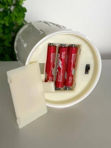 Lumanare cu lumina ,led efect flacara, 7.5*15cm (cp-24-089) Thumbnail 4