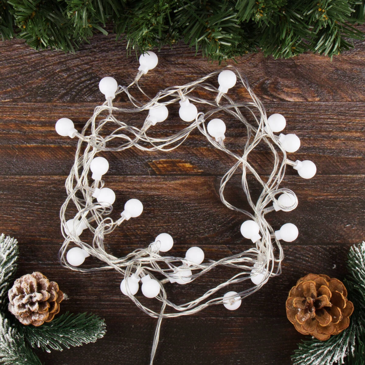 Ghirlanda decorativa led tip bila – 3.8m 20 led (cp-24-110) 2