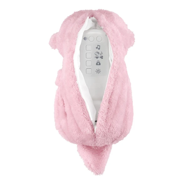 Jucărie de pluș „vidră” de la fisher-price, cu lumină și sunet, roz 2