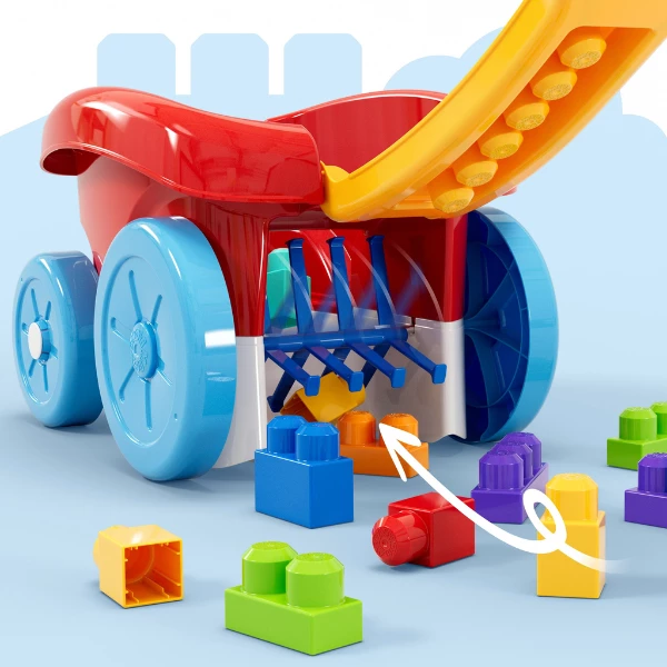 Constructor cărucior "mega bloks", 20 piese 5