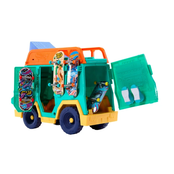 Hot wheels set de joacă fingerboard tony hawk "skate van" 5