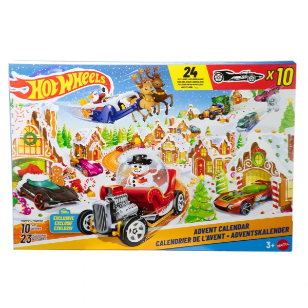 Calendarul advent hot wheels 2025, scara 1:64 3