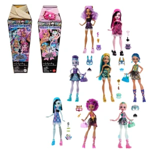 Păpușă-surpriză monster high "secrete îngropate", în as.