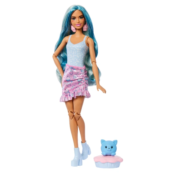 Păpușa barbie pop reveal "brioșă", seria dulciuri 2