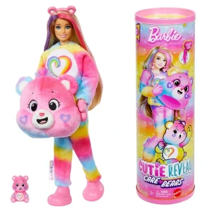 Păpușa barbie cutie reveal "barbie în costum de pluș de ursuleț"