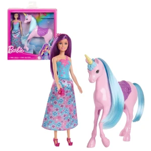 Păpușa barbie și unicornul